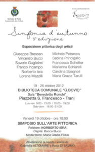 Scopri di più sull'articolo Mostra pittorica – Sinfonia d’autunno